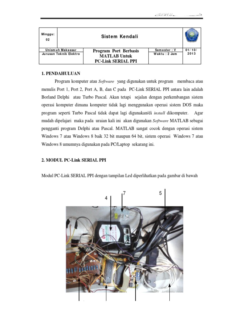 Sistem Kendali Program MATLAB 02 | PDF | Komputer