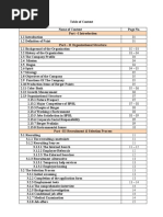 Barger Table of Content