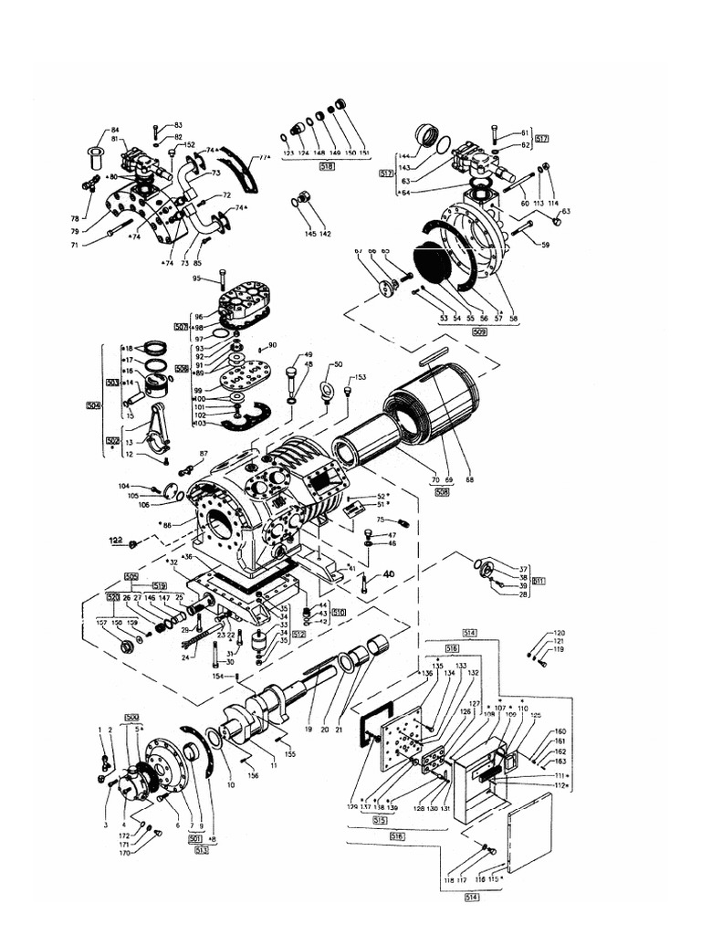 Compressor Parts and Codes List | PDF | Chemical Equipment | Turbomachinery