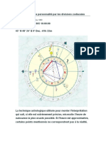 Interprétation de La Personnalité Par Les Divisions Zodiacales