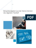 Beispielaufgaben Demo-Version Digitaler TestDaF