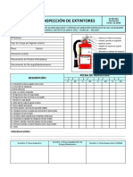 Inspección de Extintores