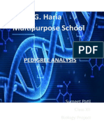 Shri L.G. Haria Multipurpose School: Pedigree Analysis