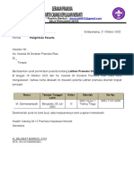 Surat Pengiriman Peserta Pramuka