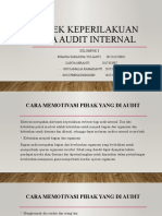 Aspek Keperilakuan Pada Audit Internal