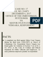 Office of The Ombudsman - Mayor Vergara