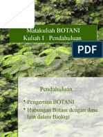 Matakuliah BOTANI K1