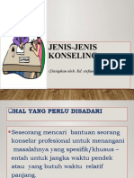 03-Jenis-Jenis Konseling