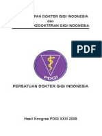 Buku Lafal Sumpah Dokter Gigi Indonesia Kode Etik Kedokteran Gigi Indonesia