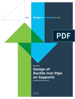 Design DuctileIronPipeonSupports