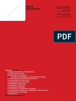 La Perspectiva Cultural en El Discurso Del Desarrollo: 1. 2. 2.1. 3. 4. 5. 6. 7. 8. Referencias Bibliográfi Cas