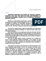 Informe Estacion Bombeo Hidrocapita de Carapita