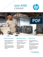 3D Printing Solution: HP Jet Fusion 4200