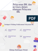 Bidang Pelayanan BK Dan Peran Guru Dalam Pengembangan Pelayanan BK