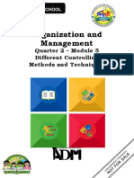 Org&mgt - q2 - Mod5 - Different Controling Methods