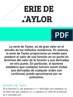 Serie de Taylor
