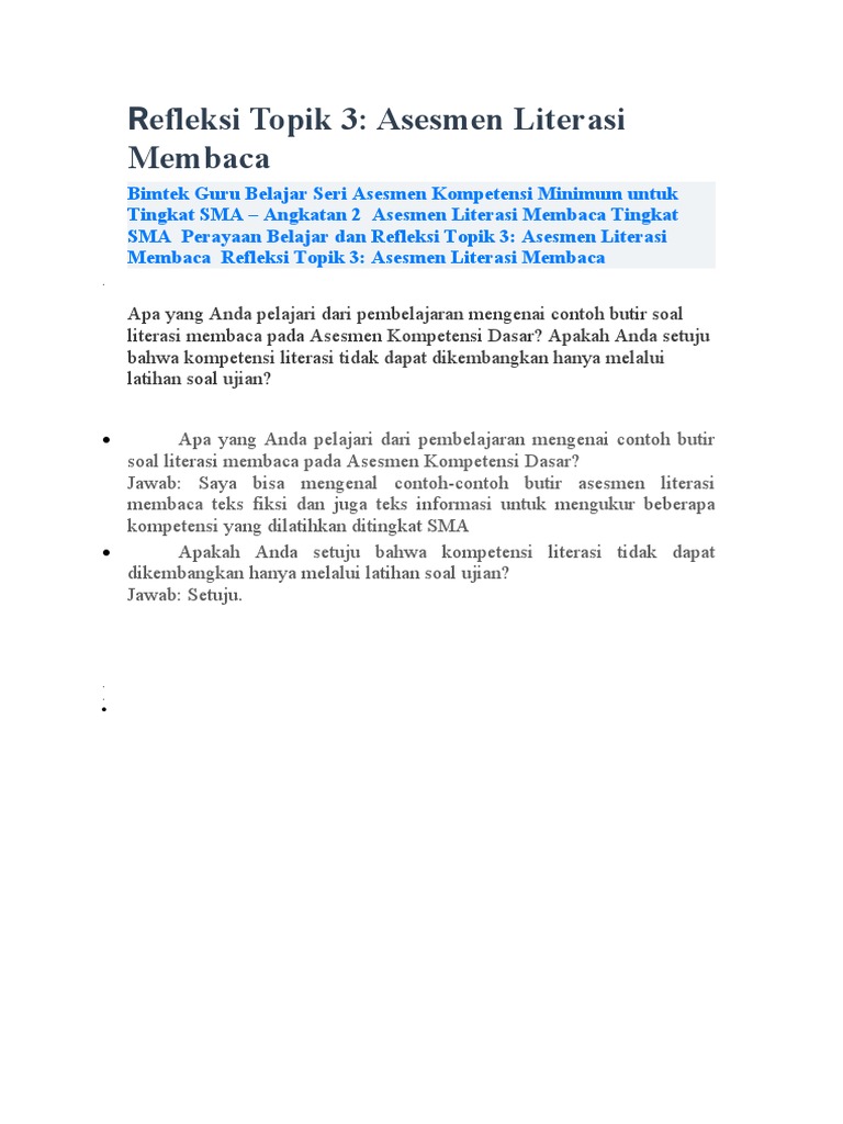 Refleksi Topik 3 Pdf