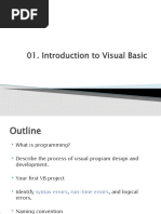 Introduction To Visual Basic