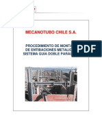 Procedimiento de Montaje Entibaciones Guia Doble Paralelo