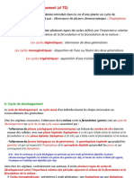 Cycles de Développement Des Thallophytes