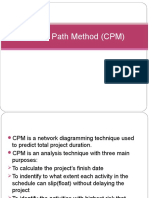 Critical Path Method (CPM)