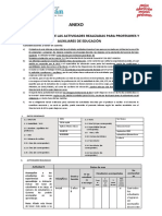 INFORME MENSUAL DE LAS ACTIVIDADES REALIZADAS POR LOS DOCENTES 30 de Septiembre