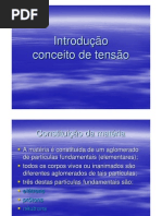 Introdução - conceito de tensão