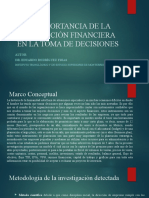 La Importancia de La Evaluación Financiera en La Toma de Decisiones