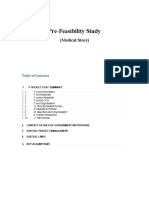 FEASIBILITY Report of Medical Store