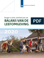 PBL (2020) Balans Van de Leefomgeving