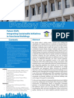 Policy Brief: Future Shift: Integrating Sustainable Initiatives in Functional Buildings