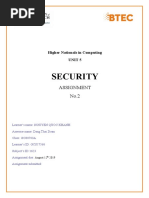 Security: Assignment No.2