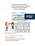 Guía de Lengua y Matemática para 6to grado