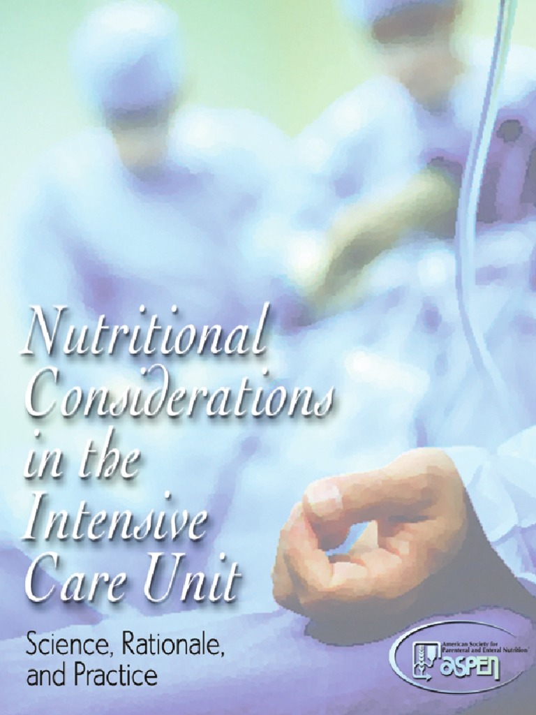 Nutrition Icu Pdf Intensive Care Medicine Malnutrition