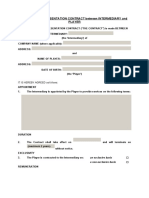 Fa Standard Player Intermediary Representation Contract