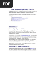 BAPI Programming Guide