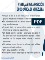 POSICIÓN GEOGRÁFICA DE VENEZUELA