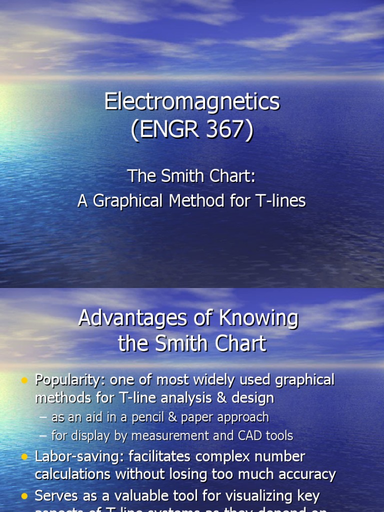 Understanding the Smith Chart for T-lines | PDF | Electrical ...