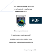 Preguntas Sobre Gestion Ambiental