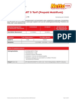 Produktinformationsblatt Smart S