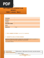Grade 7 Term 2 Maths Lesson Plan | PDF | Learning | Lesson Plan