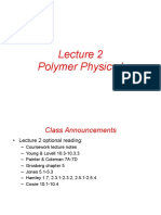 Polymer Physics I Lecture 2 Scaling Laws