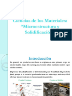 Clase 7. Microestructura y Solidificación