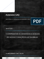 Mundanismo - Encontro 02 - Slides