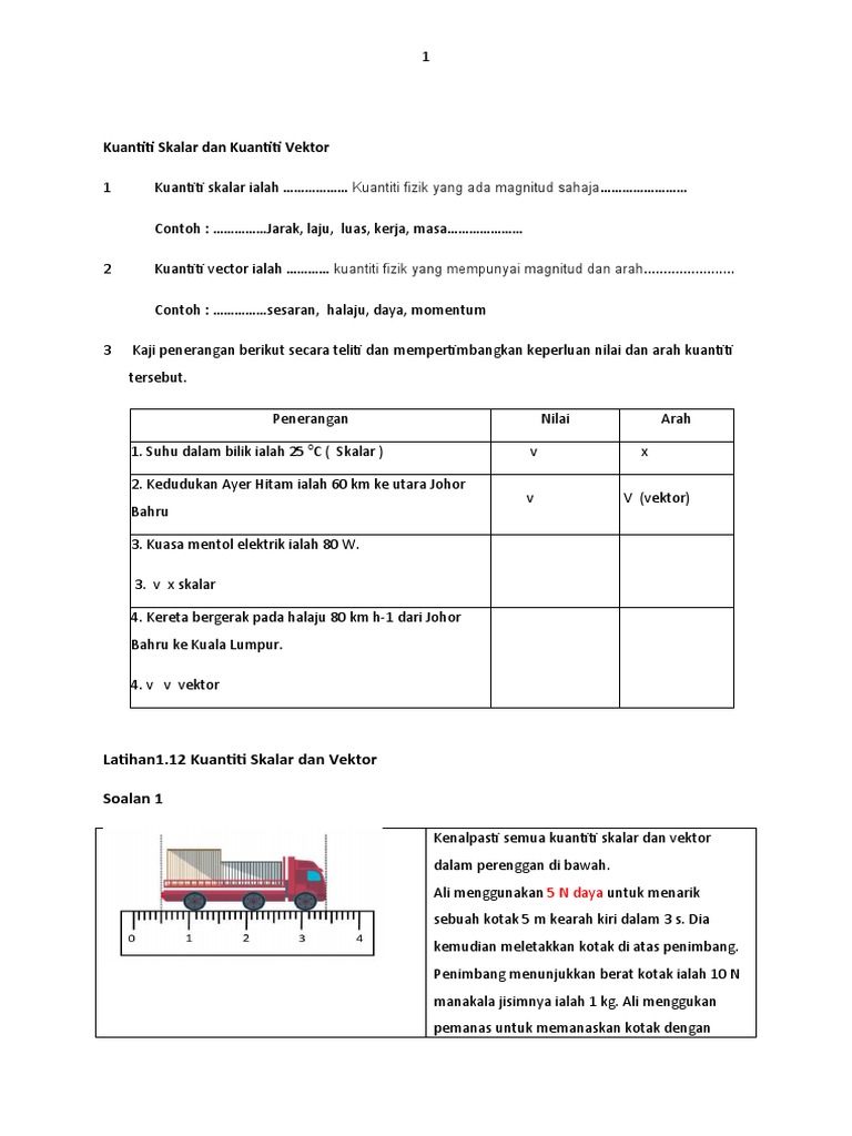 Handout 1 0 Pengukuran Kuantiti Terbitan Pdf