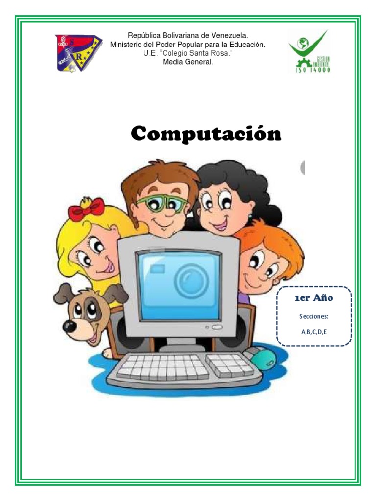 Plan de Estudio Computación 1er Año 1er Corte 2do Lapso | PDF ...
