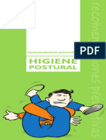 Higiene Postural Recomendaciones Preventivas