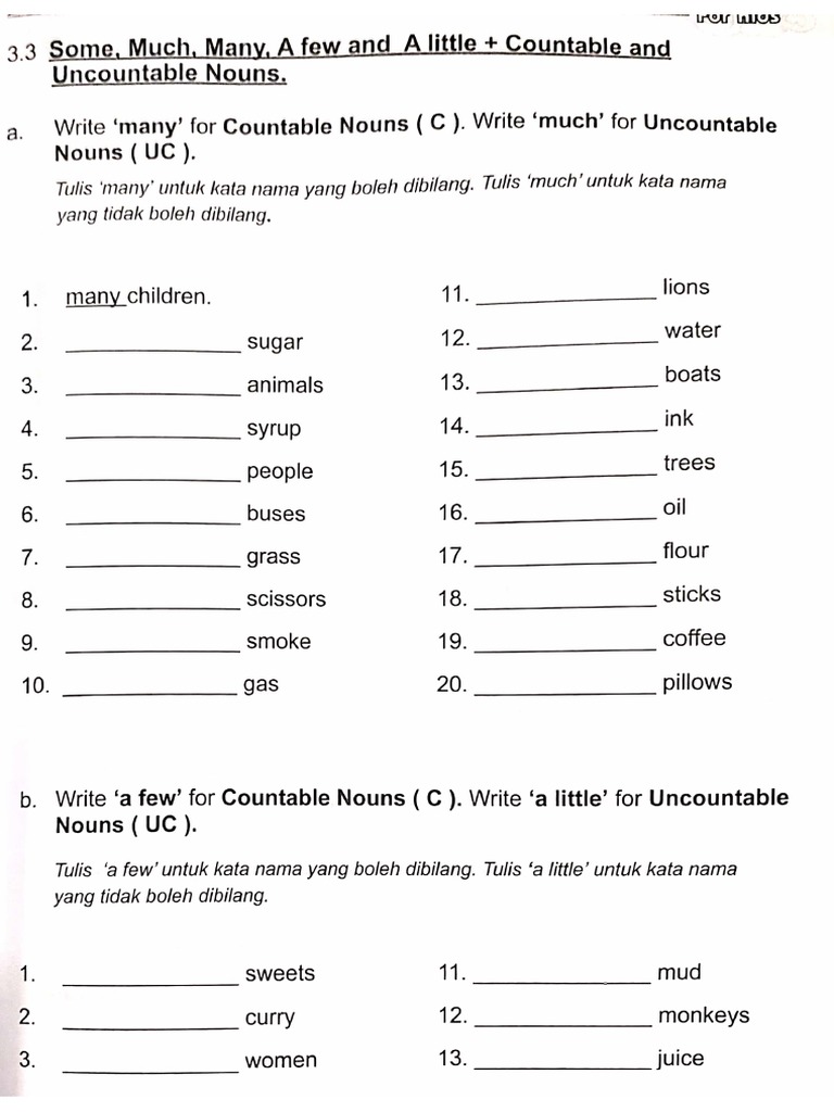 Countable - Uncountable Noun | PDF