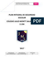 Bosquejo de Plan Evacuacion de Colegio