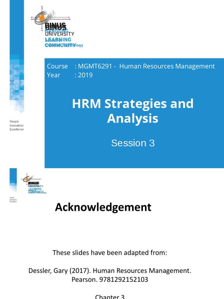 HRM Strategies and Planning Process | PDF | Strategic Management ...